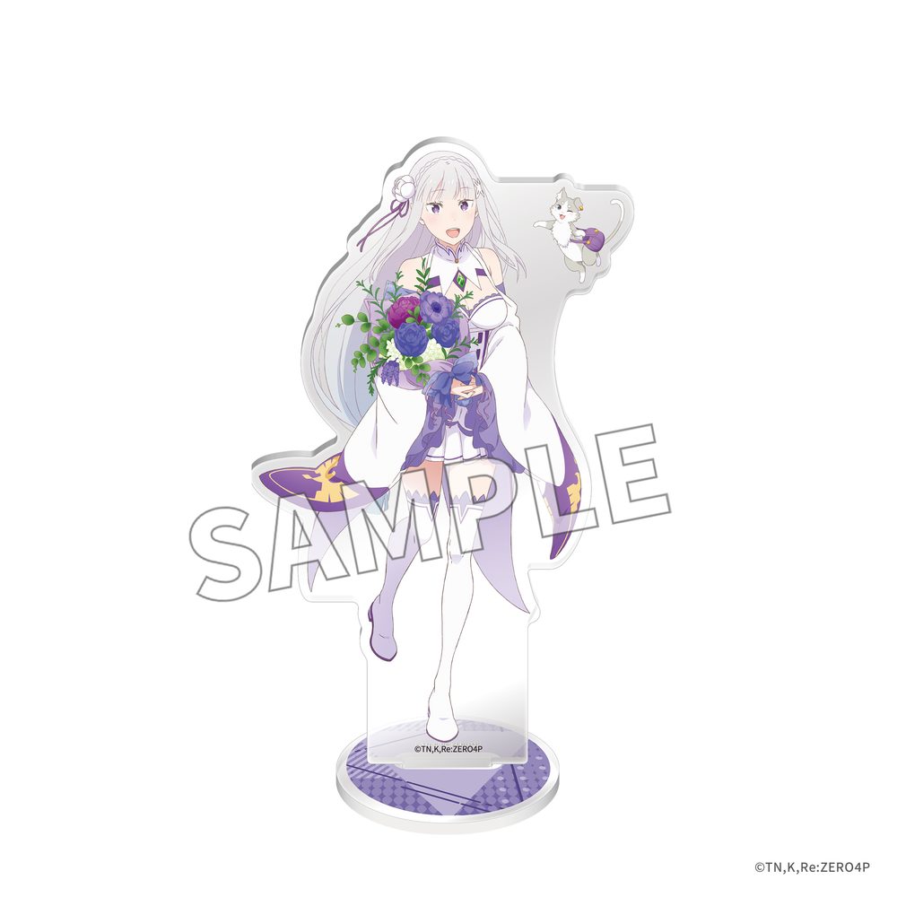 Re:ゼロから始める異世界生活 アクリルスタンドフィギュア Flower&Balloon Ver. エミリア ("Re:Zero kara Hajimeru Isekai Seikatsu" Acrylic Stand Figure Flower & Balloon Ver. Emilia)