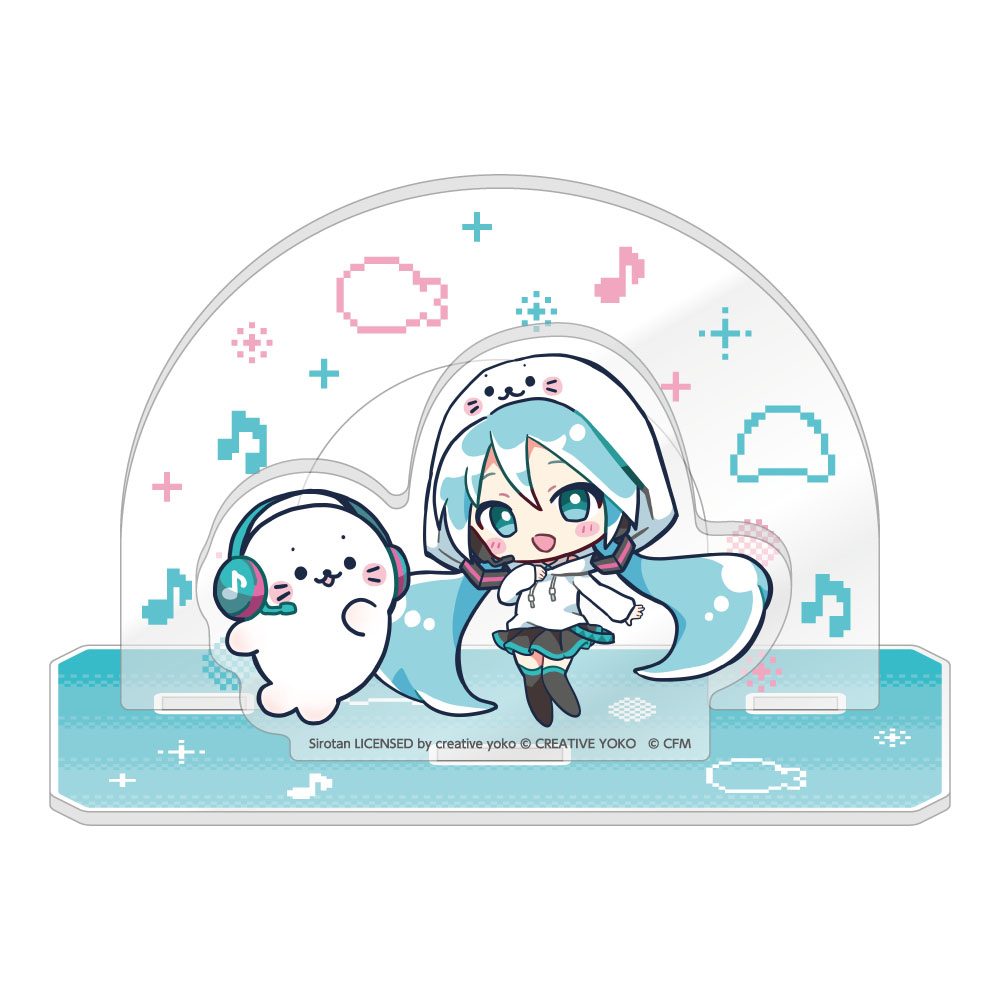 しろたん×初音ミク 第2弾 アクリルジオラマ 初音ミク (Sirotan x Hatsune Miku Vol. 2 Acrylic Diorama Hatsune Miku)