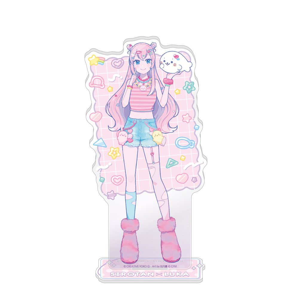 しろたん×初音ミク 第2弾 アクリルスタンド 巡音ルカ (Sirotan x Hatsune Miku Vol. 2 Acrylic Stand Megurine Luka)