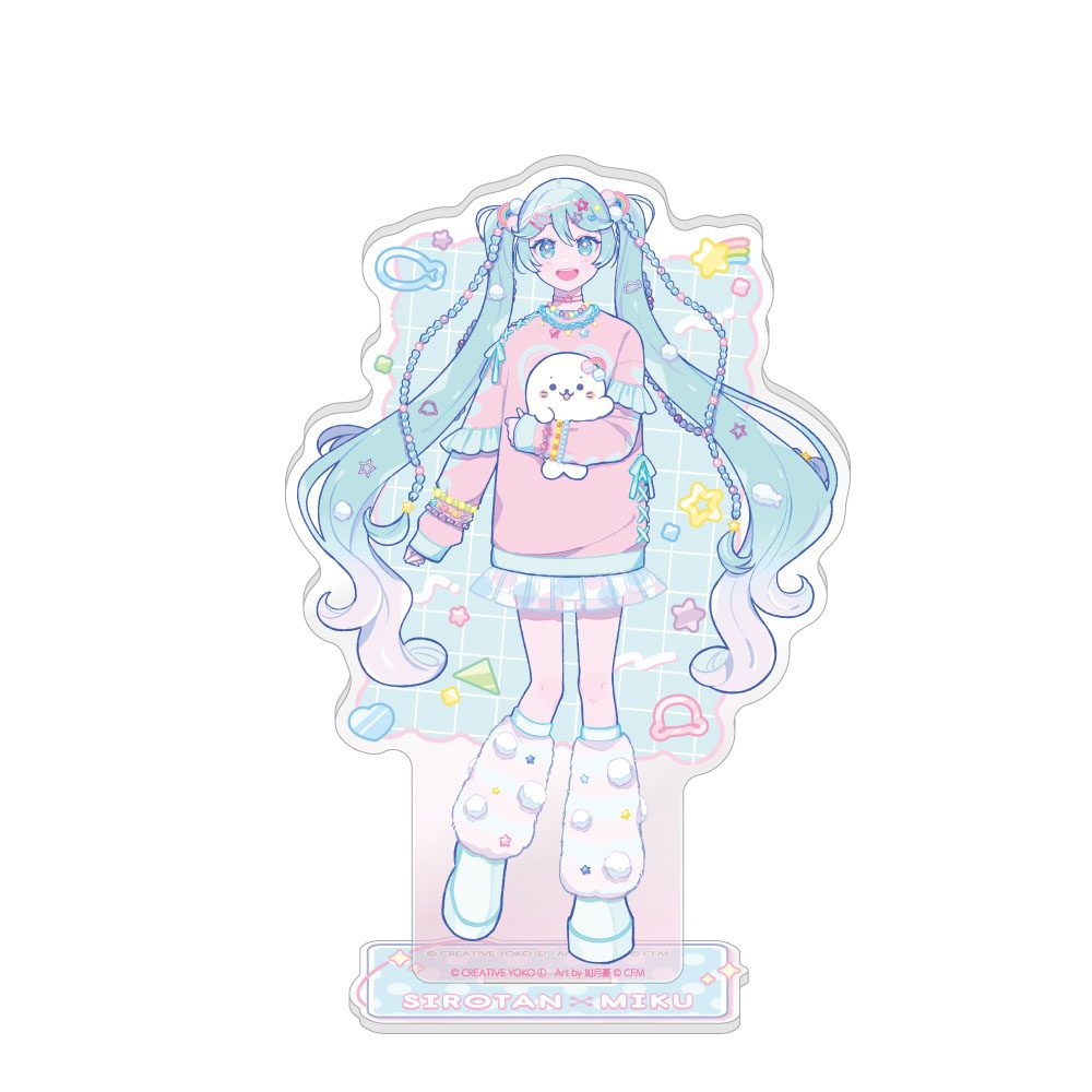しろたん×初音ミク 第2弾 アクリルスタンド 初音ミク (Sirotan x Hatsune Miku Vol. 2 Acrylic Stand Hatsune Miku)