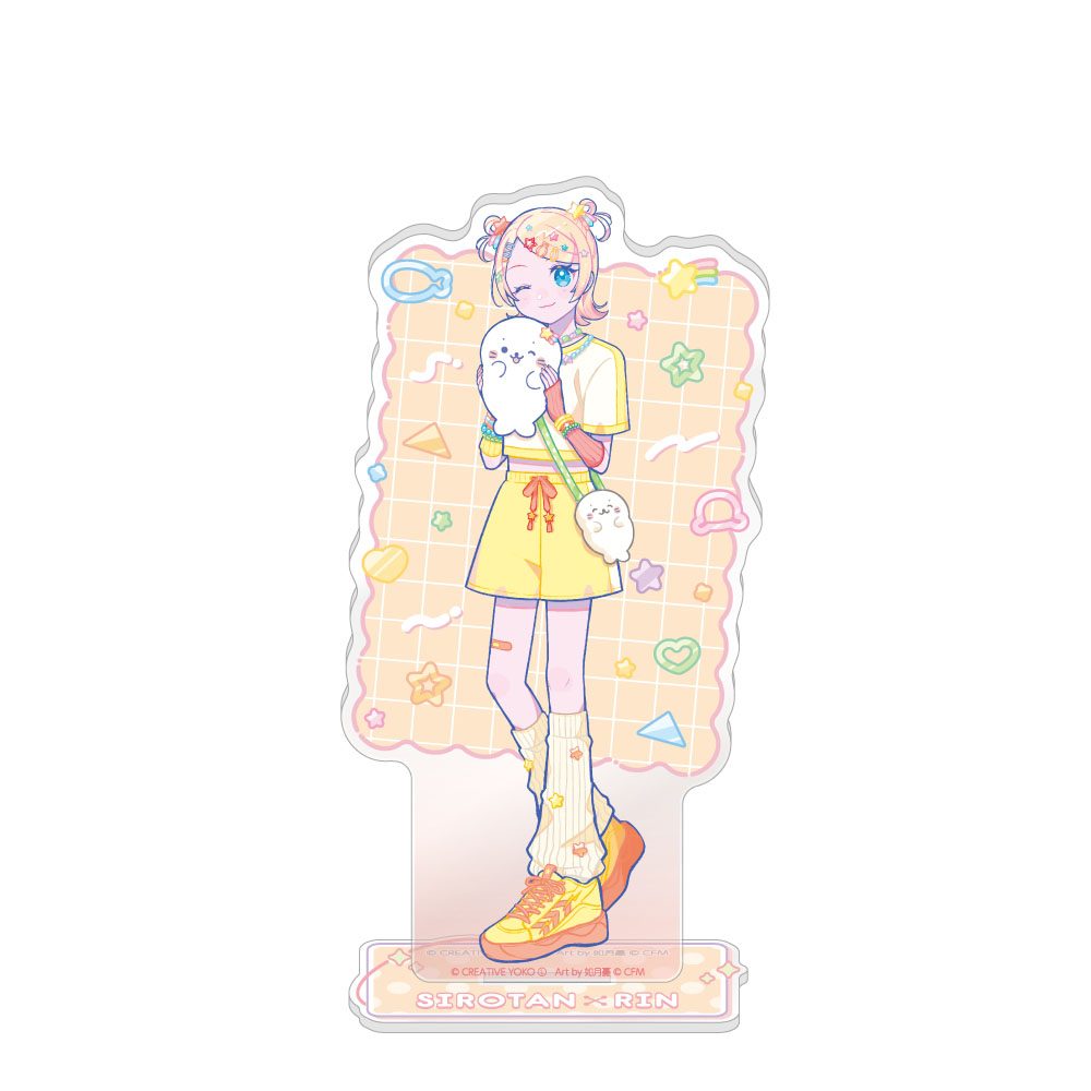 しろたん×初音ミク 第2弾 アクリルスタンド 鏡音リン (Sirotan x Hatsune Miku Vol. 2 Acrylic Stand Kagamine Rin)