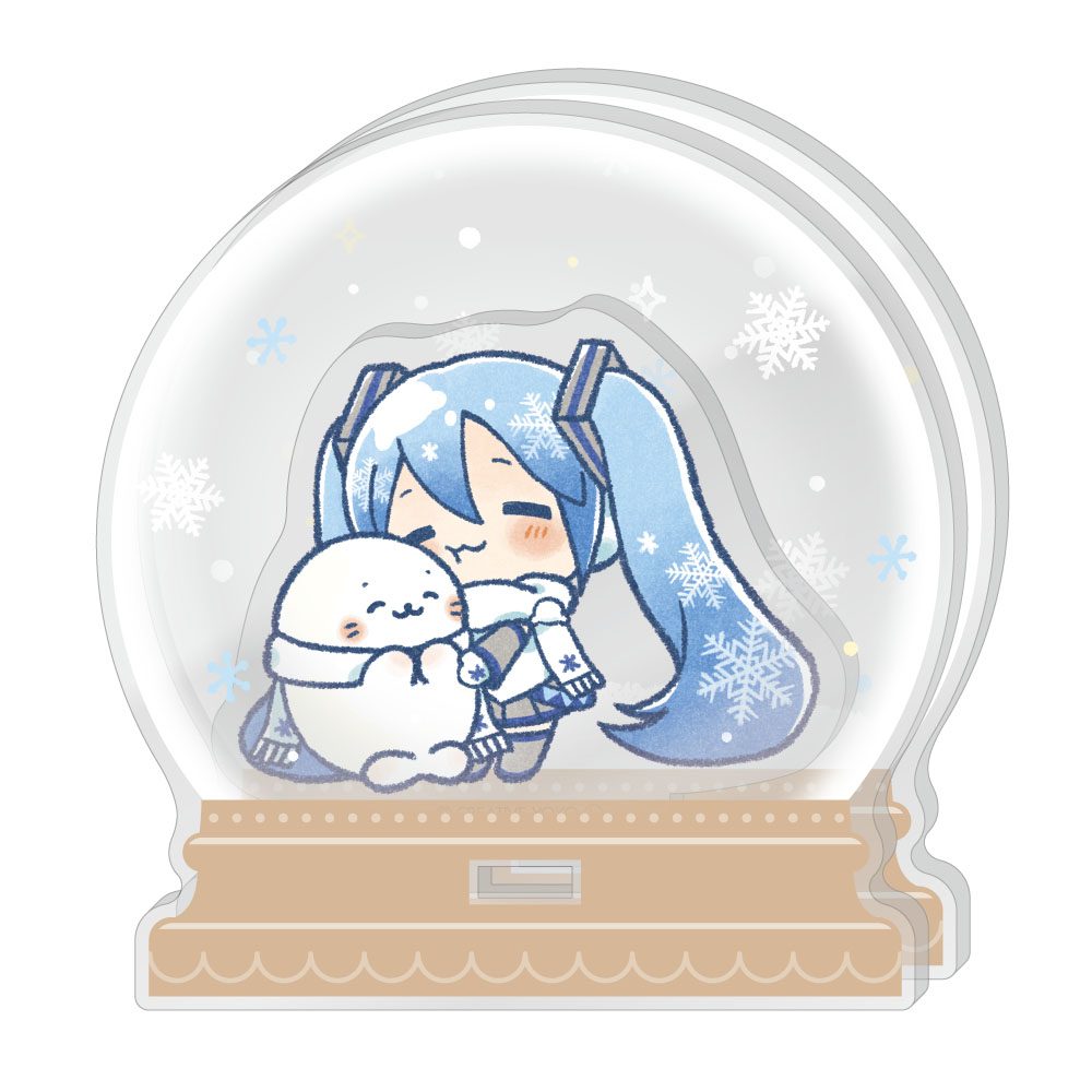 しろたん×雪ミク アクリルジオラマ C (Sirotan x Snow Miku Acrylic Diorama C)