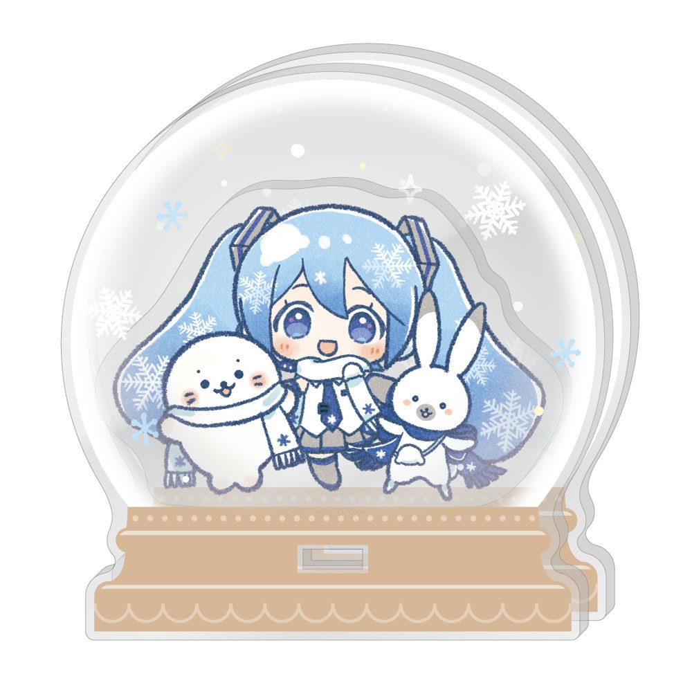 しろたん×雪ミク アクリルジオラマ A (Sirotan x Snow Miku Acrylic Diorama A)