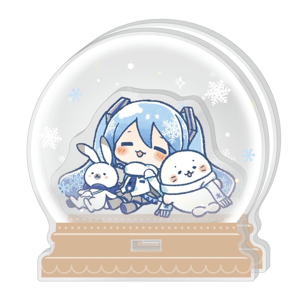 しろたん×雪ミク アクリルジオラマ B (Sirotan x Snow Miku Acrylic Diorama B)