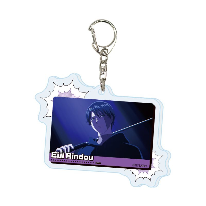 アクリルキーホルダー キルアオ 09 竜胆エイジ(場面写イラスト) (Acrylic Key Chain "Kill Blue" 09 Rindou Eiji (Scenes Illustration))