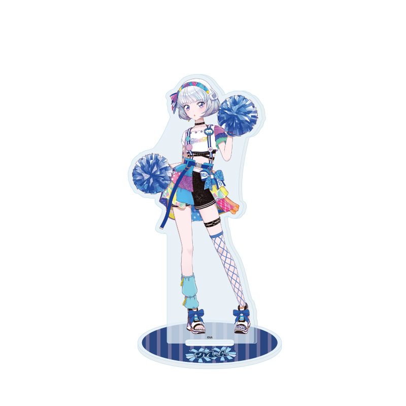 アクリルスタンド アイカツアカデミー! 06 真未夢メエ チアVer.(撮り下ろし) (Acrylic Stand "Aikatsu Academy!" 06 Mamimu Meh Cheer Ver. (Original Photograph))