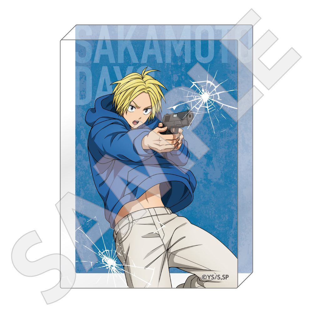 SAKAMOTO DAYS アクリルブロック 朝倉シン ("Sakamoto Days" Acrylic Block Asakura Shin)