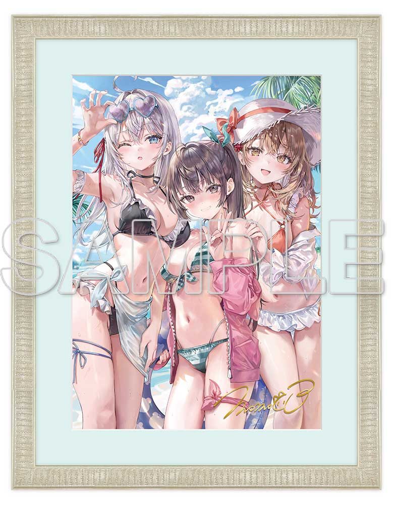 時々ボソッとロシア語でデレる隣のアーリャさん 複製サイン入りB4キャラファイングラフ ("Alya Sometimes Hides Her Feelings in Russian" Duplicate Autographed B4 Chara Fine Graph)