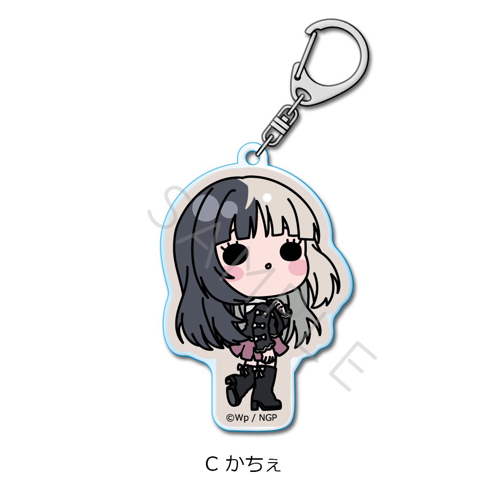 NEEDY GIRL OVERDOSE アクリルキーホルダー C かちぇ ("NEEDY STREAMER OVERLOAD" Acrylic Key Chain C Kache)