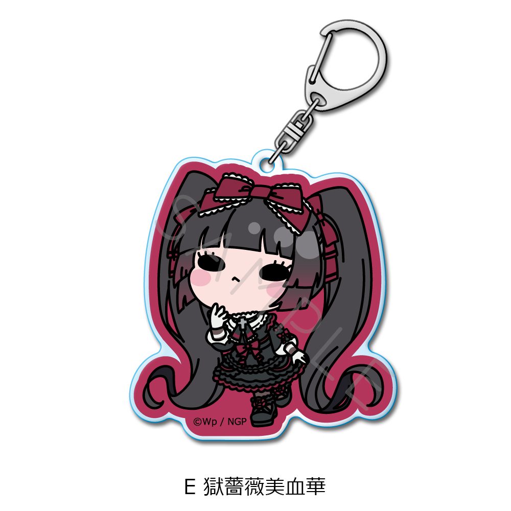 NEEDY GIRL OVERDOSE アクリルキーホルダー E 獄薔薇美血華 ("NEEDY STREAMER OVERLOAD" Acrylic Key Chain E Gokubara Michica)