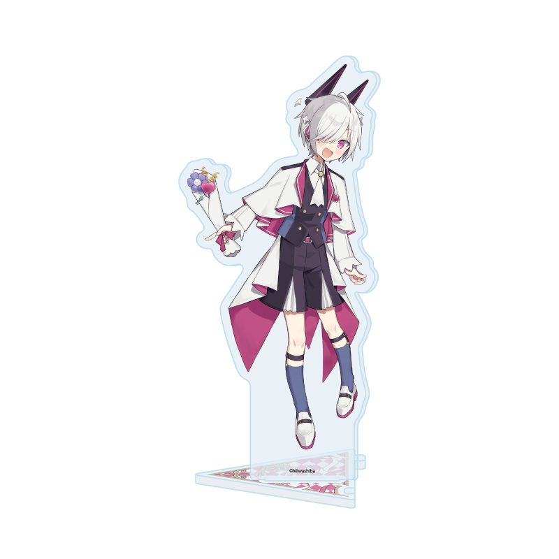 アクリルスタンド 1bitHeart 01 ナナシ パーティードレスVer.(描き下ろしイラスト) (Acrylic Stand "1bitHeart" 01 Nanashi Party Dress Ver. (Original Illustration))