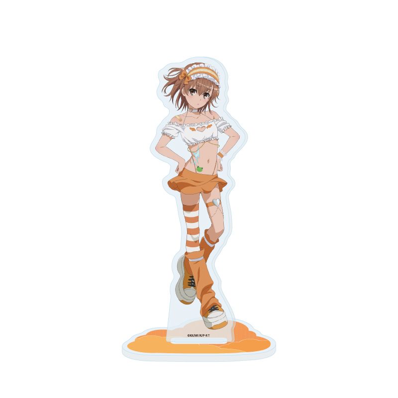 アクリルスタンド とある科学の超電磁砲T 21 御坂美琴(描き下ろしイラスト) (Acrylic Stand "A Certain Scientific Railgun T" 21 Misaka Mikoto (Original Illustration))