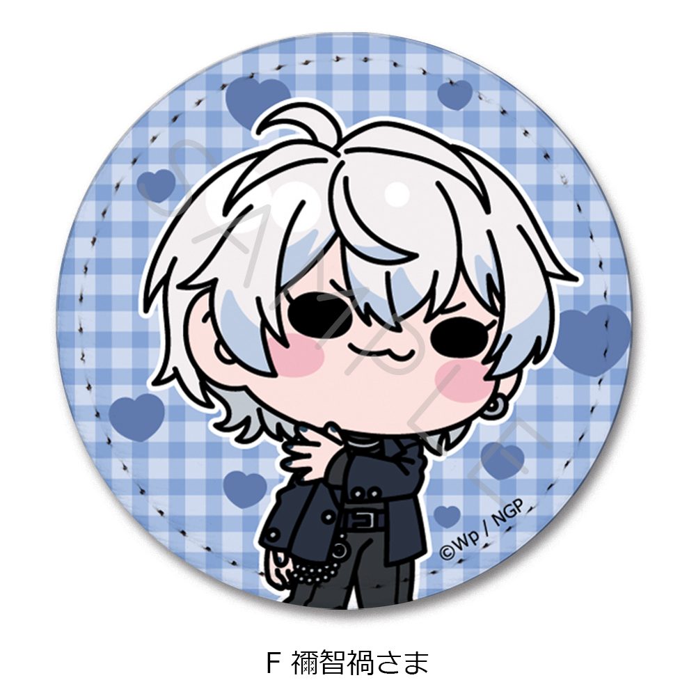 NEEDY GIRL OVERDOSE レザーバッジ F 禰智禍さま ("NEEDY STREAMER OVERLOAD" Leather Badge F Nechika-Sama)
