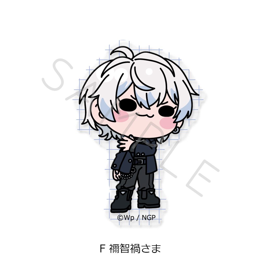 NEEDY GIRL OVERDOSE クリアカードステッカー F 禰智禍さま ("NEEDY STREAMER OVERLOAD" Clear Card Sticker F Nechika-Sama)
