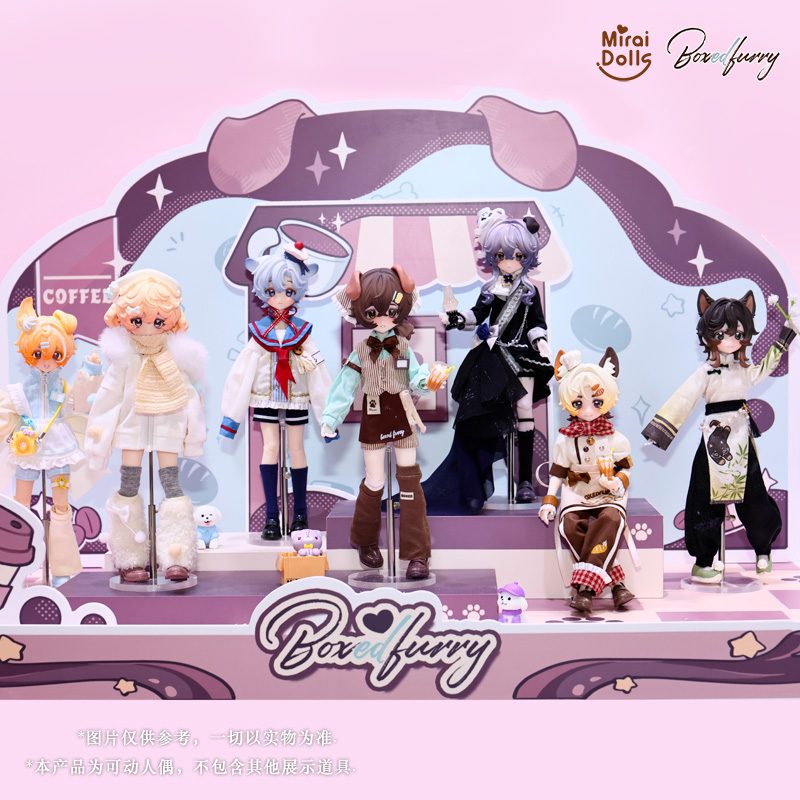 MiraiDolls ボックスファーリーシリーズ トレーディングドール (MIRAIDOLLS BOXED FURRY SERIES TRADING DOLL)