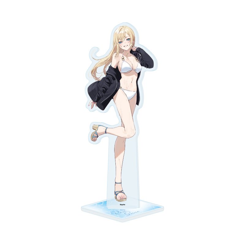 アクリルスタンド everlasting flowers 02 星野蘭(描き起こしイラスト) (Acrylic Stand "everlasting flowers" 02 Seino Ran (Original Illustration))