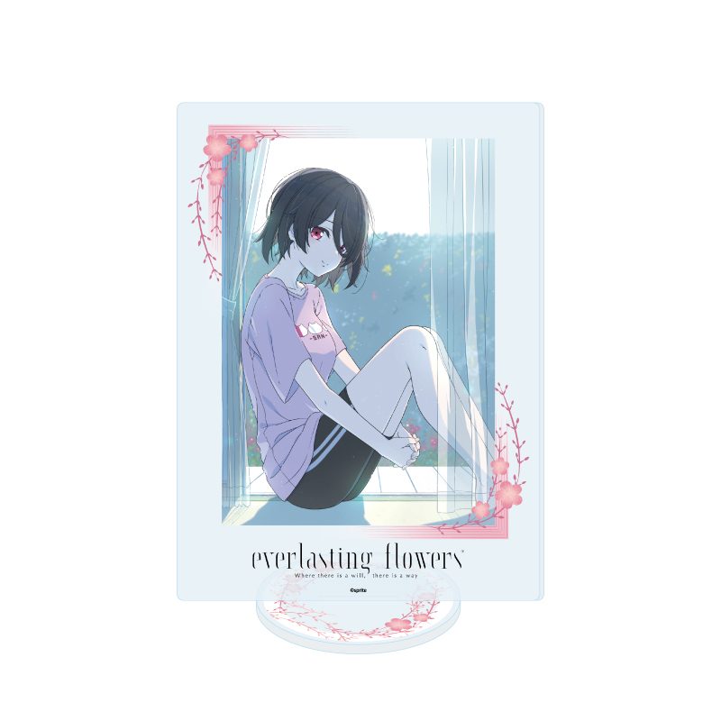 アクリルスタンド everlasting flowers 03 坂下深菜(公式イラスト) (Acrylic Stand "everlasting flowers" 03 Sakashita Mina (Official Illustration))