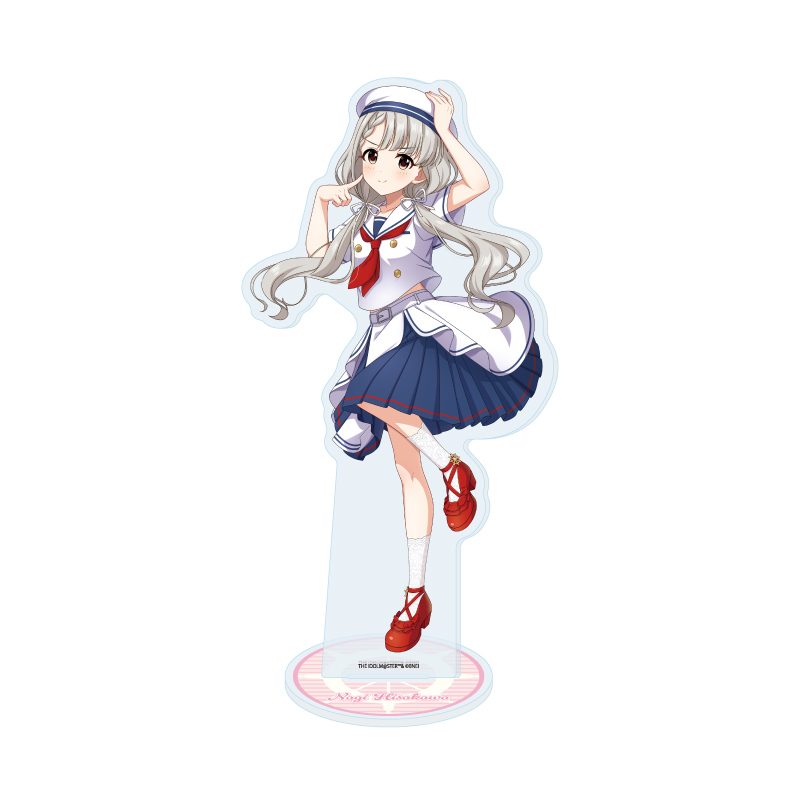 アクリルスタンド アイドルマスター シンデレラガールズ 54 久川凪 マリンセーラーVer.(描き下ろしイラスト) (Acrylic Stand "The Idolmaster Cinderella Girls" 54 Hisakawa Nagi Marine Sailor Ver. (Original Illustration))