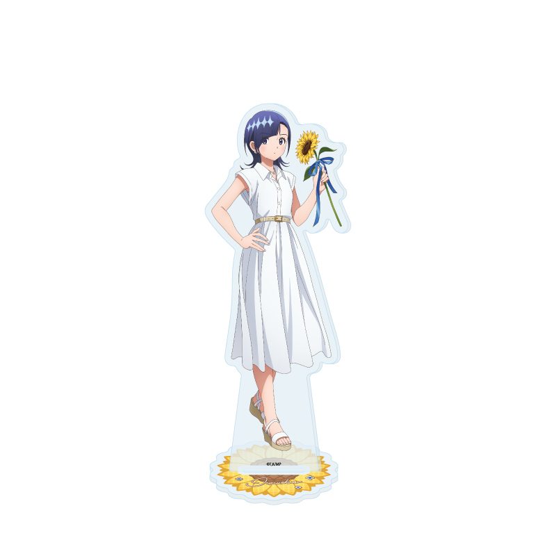 アクリルスタンド メダリスト 19 岡崎いるか ひまわりVer.(描き下ろしイラスト) (Acrylic Stand "Medalist" 19 Okazaki Iruka Sunflower Ver. (Original Illustration))