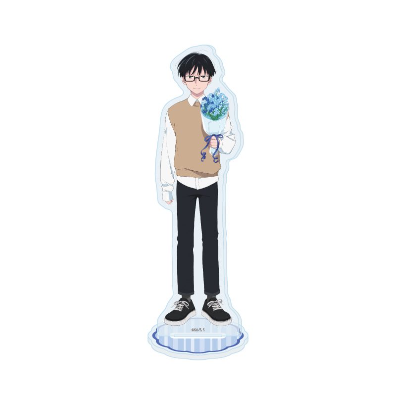 アクリルスタンド 正反対な君と僕 02 谷 花Ver.(描き下ろしイラスト) (Acrylic Stand "You and I are Polar Opposites" 02 Tani Flower Ver. (Original Illustration))