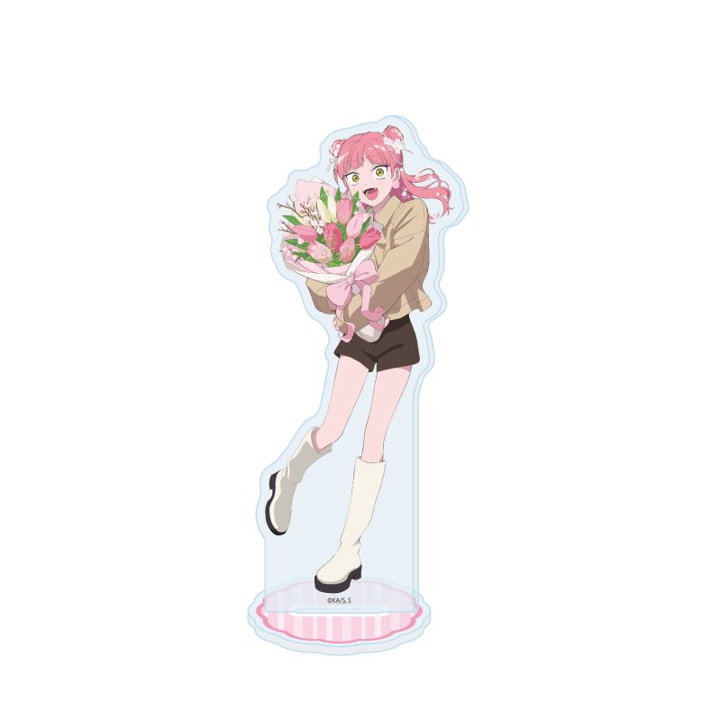 アクリルスタンド 正反対な君と僕 01 鈴木 花Ver.(描き下ろしイラスト) (Acrylic Stand "You and I are Polar Opposites" 01 Suzuki Flower Ver. (Original Illustration))