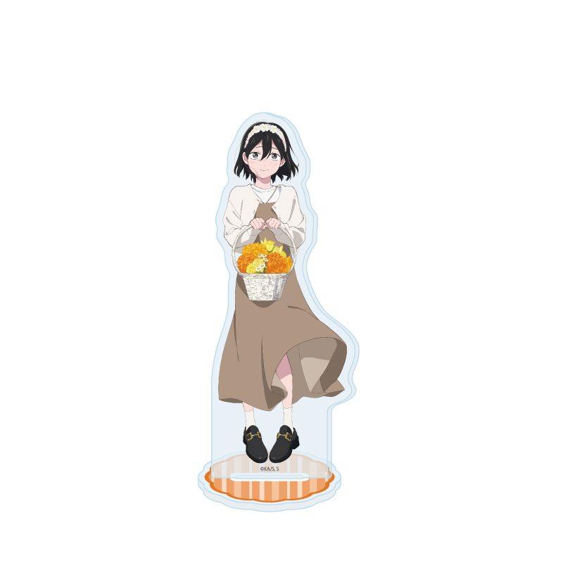 アクリルスタンド 正反対な君と僕 04 西 花Ver.(描き下ろしイラスト) (Acrylic Stand "You and I are Polar Opposites" 04 Nishi Flower Ver. (Original Illustration))
