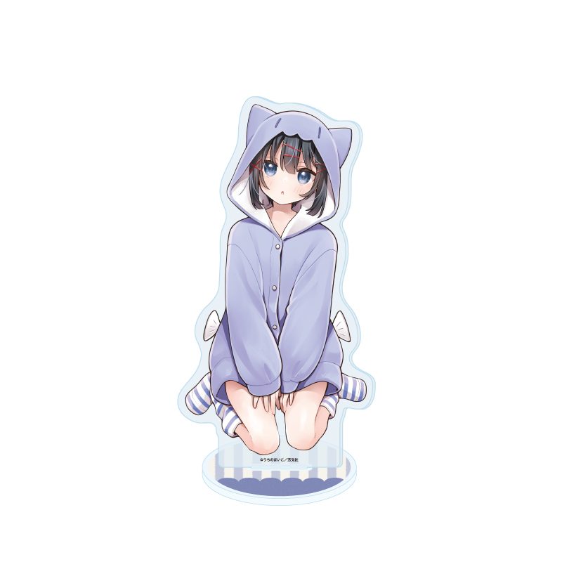アクリルスタンド スローループ 10 海凪ひより パジャマVer.(描き下ろしイラスト) (Acrylic Stand "Slow Loop" 10 Minagi Hiyori Pajamas Ver. (Original Illustration))