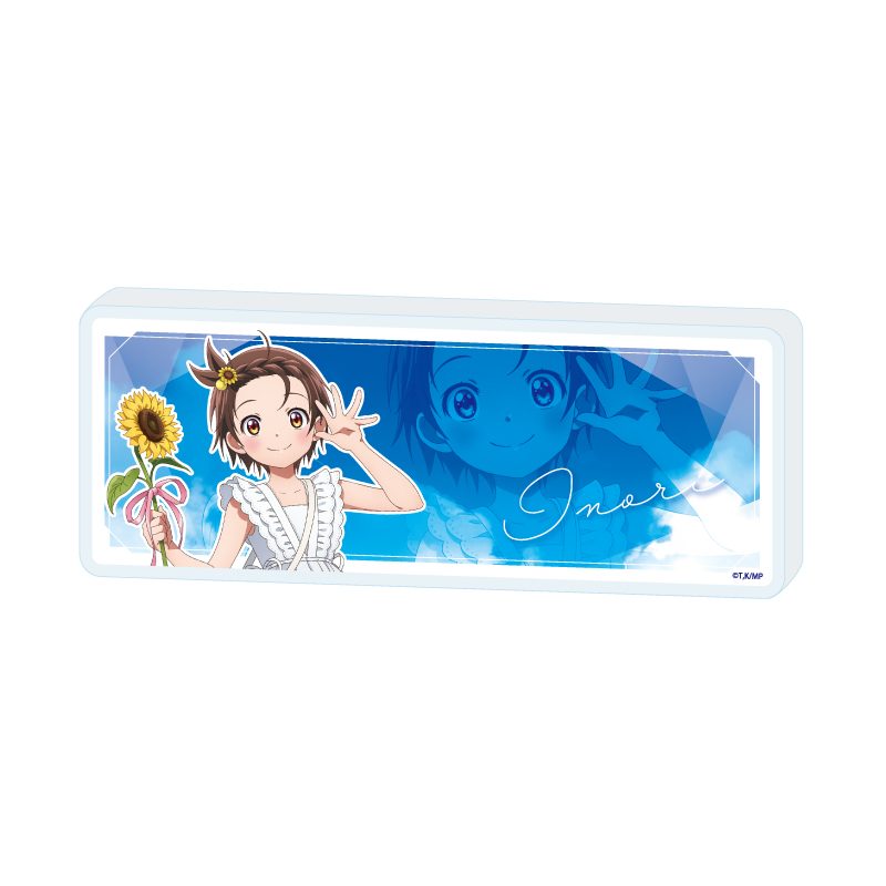 ミニアクリルブロック メダリスト 09 結束いのり ひまわりVer.(描き下ろしイラスト) (Mini Acrylic Block "Medalist" 09 Yuitsuka Inori Sunflower Ver. (Original Illustration))