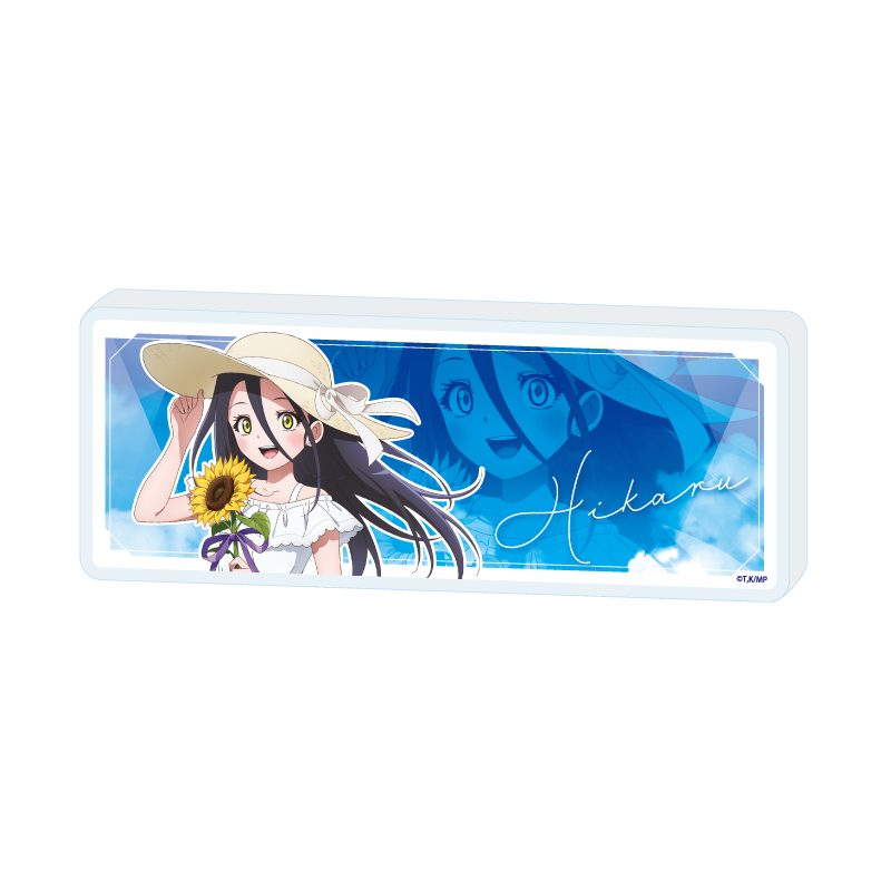 ミニアクリルブロック メダリスト 11 狼嵜光 ひまわりVer.(描き下ろしイラスト) (Mini Acrylic Block "Medalist" 11 Kamisaki Hikaru Sunflower Ver. (Original Illustration))