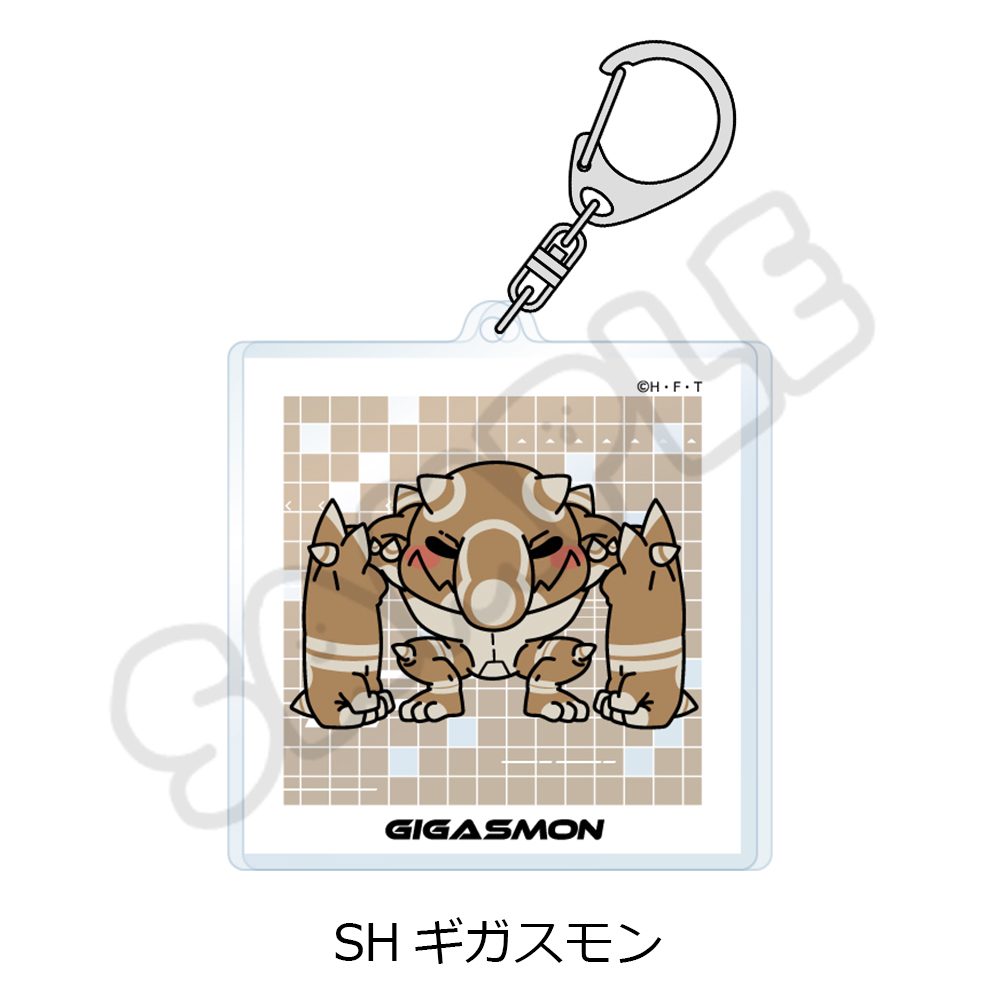 DIGIMON BEATBREAK 第2弾 アクリルキーホルダー SH ギガスモン ("DIGIMON BEATBREAK" Vol. 2 Acrylic Key Chain SH Gigasmon)