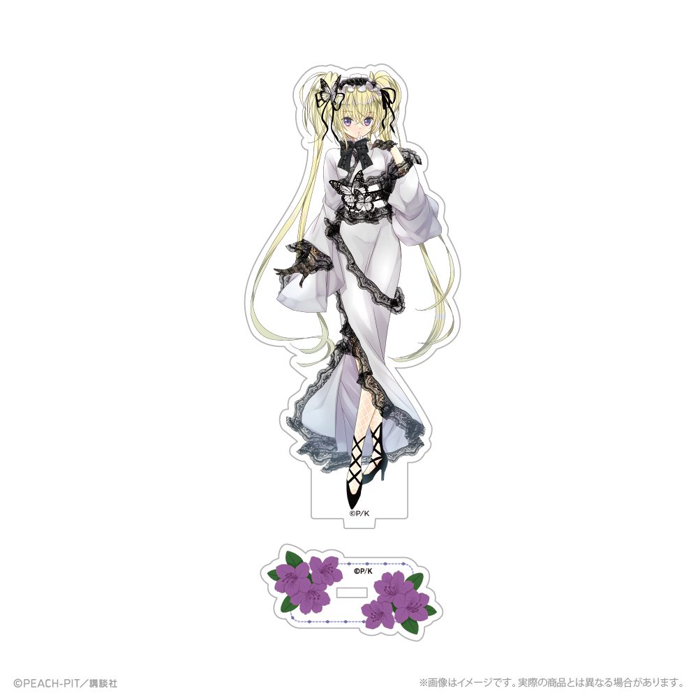しゅごキャラ! 描き下ろしアクリルスタンド ほしな歌唄 花なり花やしき ("Shugo Chara!" Original Illustration Acrylic Stand Hoshina Utau Hananari Hanayashiki)