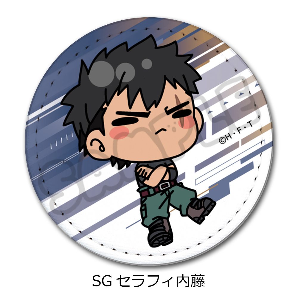 DIGIMON BEATBREAK 第2弾 レザーバッジ SG セラフィ内藤 ("DIGIMON BEATBREAK" Vol. 2 Leather Badge SG Seraphy Naito)