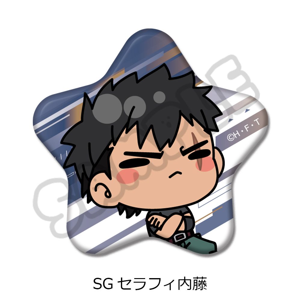 DIGIMON BEATBREAK 第2弾 星型缶バッジ SG セラフィ内藤 ("DIGIMON BEATBREAK" Vol. 2 Star Can Badge SG Seraphy Naito)