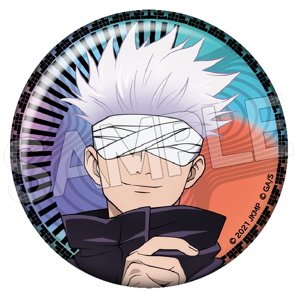 呪術廻戦 5周年 メタリック缶バッジ 五条悟(劇場版 呪術廻戦 0) ("Jujutsu Kaisen" 5th Anniversary Metallic Can Badge Gojo Satoru (Jujutsu Kaisen 0: The Movie))