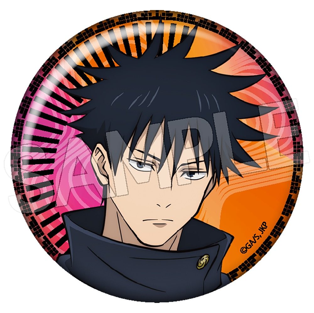 呪術廻戦 5周年 メタリック缶バッジ 伏黒恵 ("Jujutsu Kaisen" 5th Anniversary Metallic Can Badge Fushiguro Megumi)