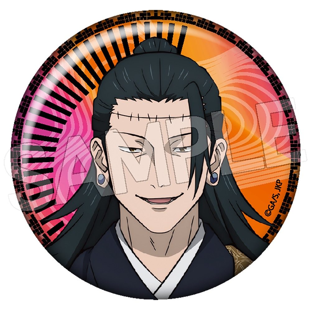 呪術廻戦 5周年 メタリック缶バッジ 羂索 ("Jujutsu Kaisen" 5th Anniversary Metallic Can Badge Kenjaku)