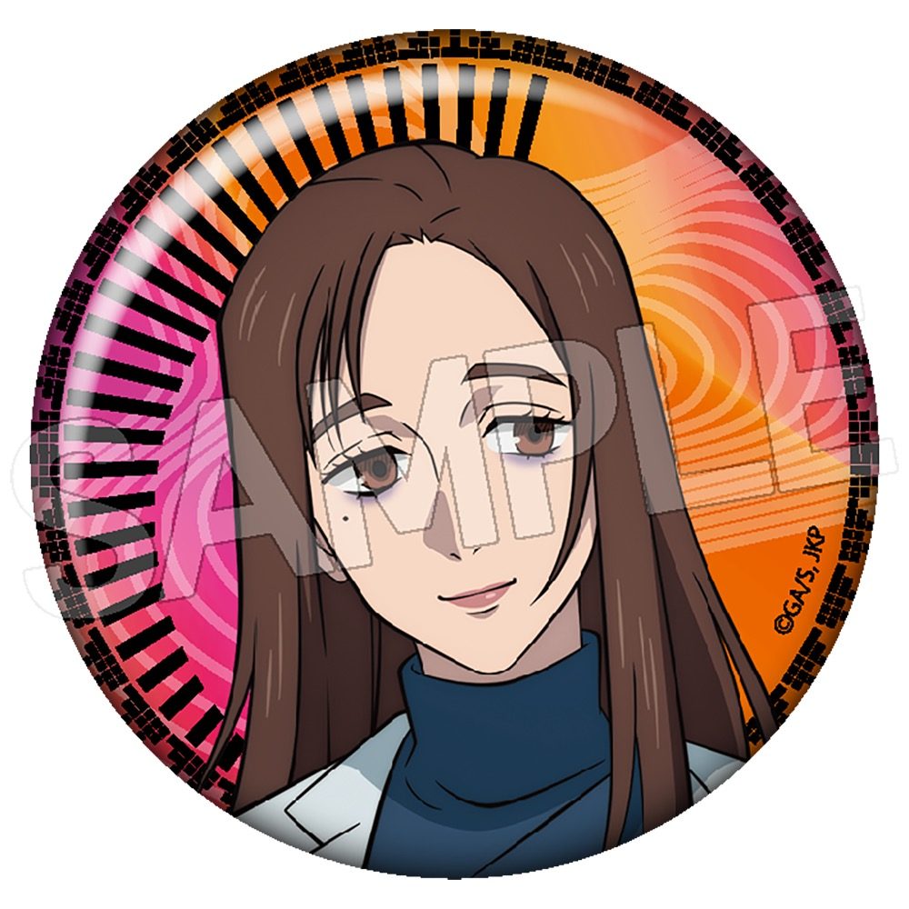 呪術廻戦 5周年 メタリック缶バッジ 家入硝子 ("Jujutsu Kaisen" 5th Anniversary Metallic Can Badge Ieiri Shoko)