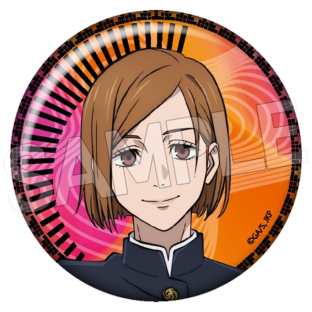 呪術廻戦 5周年 メタリック缶バッジ 釘崎野薔薇 ("Jujutsu Kaisen" 5th Anniversary Metallic Can Badge Kugisaki Nobara)