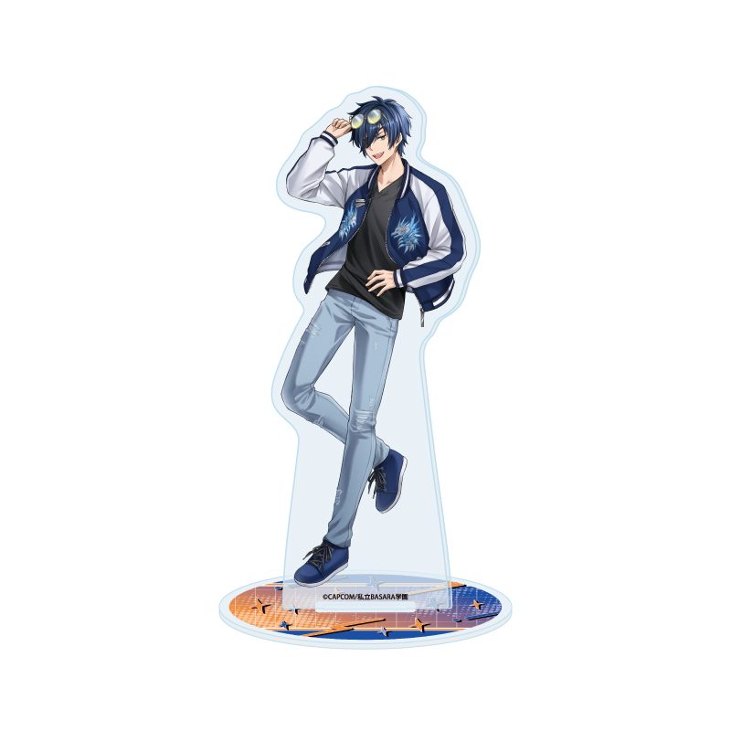 アクリルスタンド 学園BASARA 13 伊達政宗 スカジャンVer.(描き起こしイラスト) (Acrylic Stand "Gakuen BASARA" 13 Date Masamune Souvenir Jacket Ver. (Original Illustration))