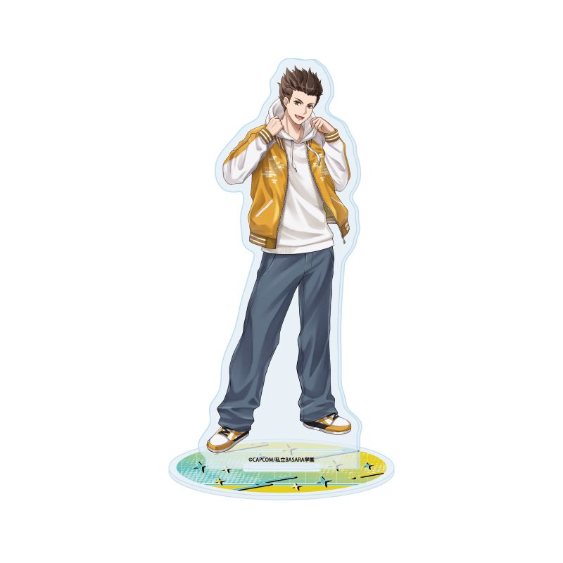 アクリルスタンド 学園BASARA 15 徳川家康 スカジャンVer.(描き起こしイラスト) (Acrylic Stand "Gakuen BASARA" 15 Tokugawa Ieyasu Souvenir Jacket Ver. (Original Illustration))
