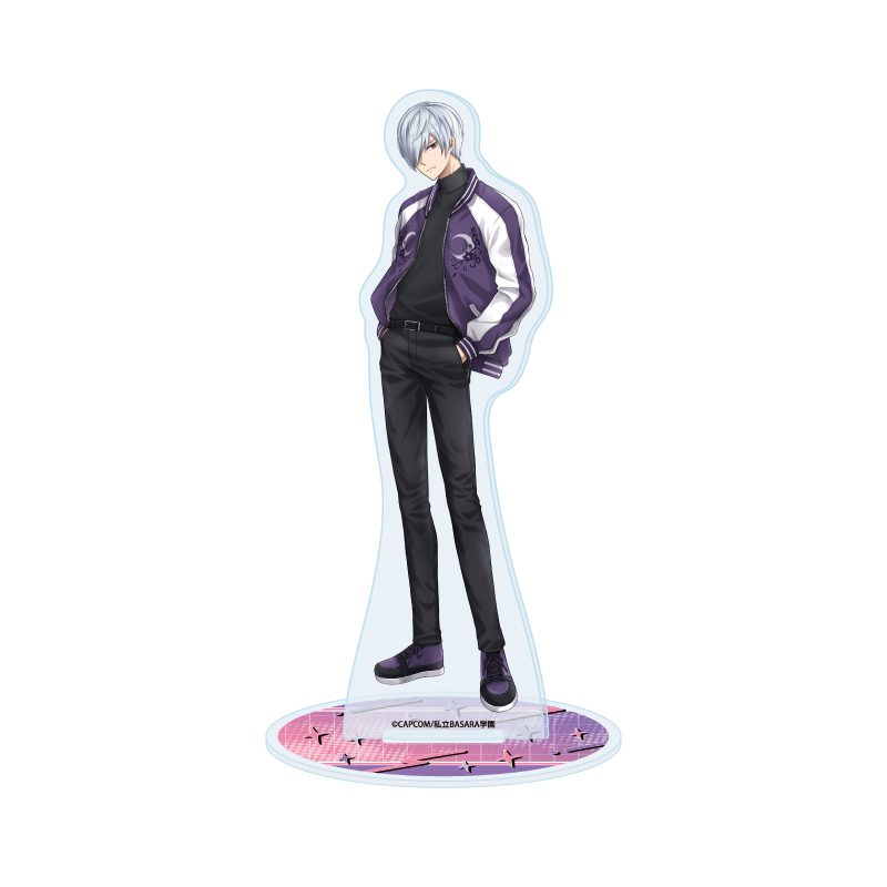 アクリルスタンド 学園BASARA 16 石田三成 スカジャンVer.(描き起こしイラスト) (Acrylic Stand "Gakuen BASARA" 16 Ishida Mitsunari Souvenir Jacket Ver. (Original Illustration))