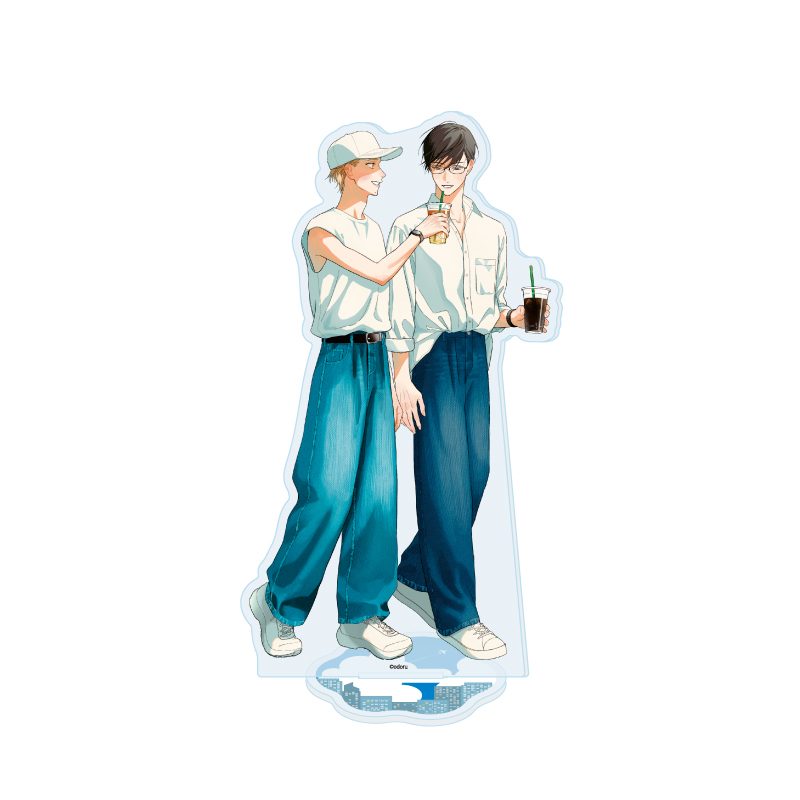 アクリルスタンド 春のデジャヴに踊れ 01 淳&晃介(描き下ろしイラスト) (Acrylic Stand "Dance with Spring Deja Vu" 01 Jun & Kosuke (Original Illustration))