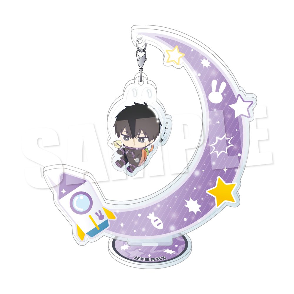 家庭教師ヒットマンREBORN! うさびてぃゆらゆらアクリルスタンド 雲雀恭弥 ("Reborn!" Usavity Yurayura Acrylic Stand Hibari Kyoya)
