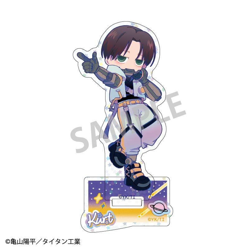 銀河特急 ミルキー☆サブウェイ ホログラムミニアクリルスタンド カート 描き起こし第3弾 COSMOS☆IDOL ("MILKY SUBWAY THE GALACTIC LIMITED EXPRESS" Hologram Mini Acrylic Stand Kurt Original Illustration Vol. 3 Cosmos Idol)