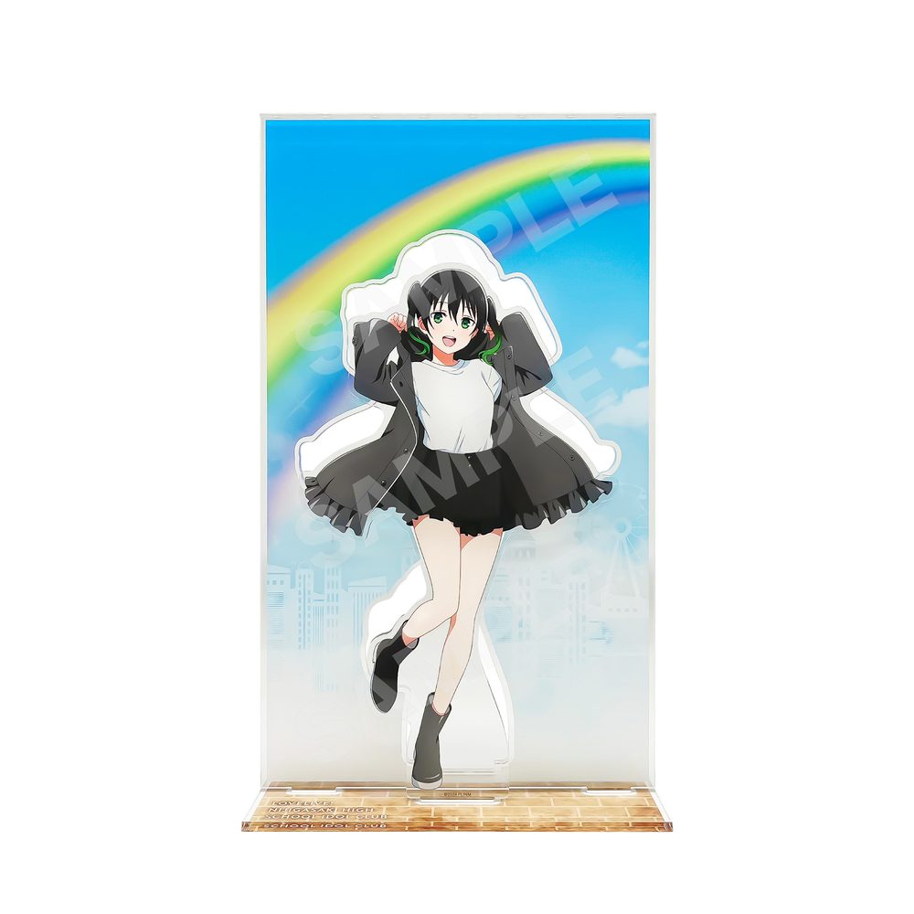 ラブライブ!虹ヶ咲学園スクールアイドル同好会 背景付きアクスタ A 高咲侑 ("Love Live! Nijigasaki High School Idol Club" Acrylic Stand with Background A Takasaki Yu)