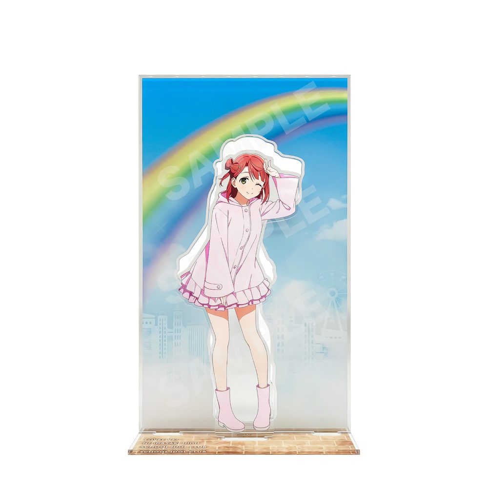 ラブライブ!虹ヶ咲学園スクールアイドル同好会 背景付きアクスタ B 上原歩夢 ("Love Live! Nijigasaki High School Idol Club" Acrylic Stand with Background B Uehara Ayumu)