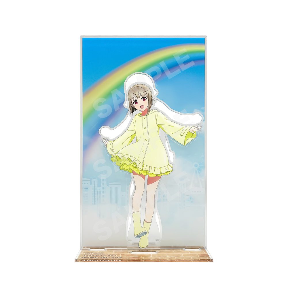ラブライブ!虹ヶ咲学園スクールアイドル同好会 背景付きアクスタ C 中須かすみ ("Love Live! Nijigasaki High School Idol Club" Acrylic Stand with Background C Nakasu Kasumi)