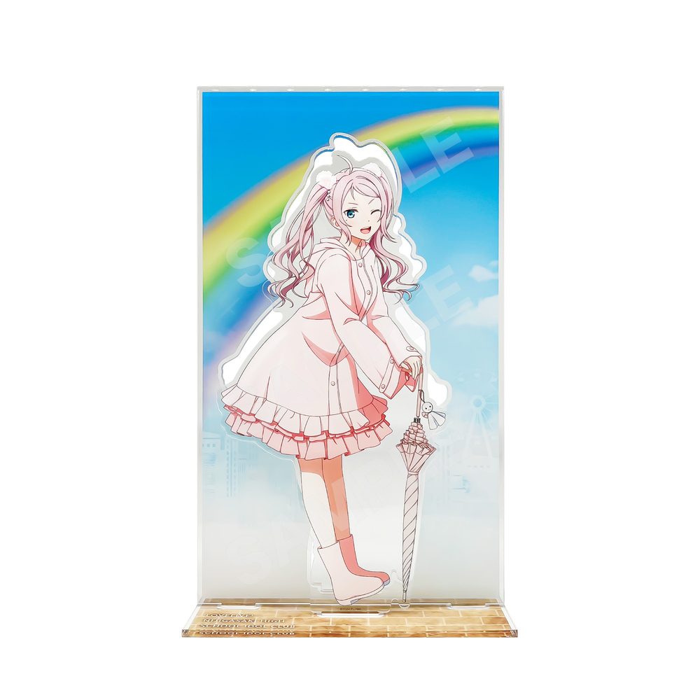 ラブライブ!虹ヶ咲学園スクールアイドル同好会 背景付きアクスタ M 鐘嵐珠 ("Love Live! Nijigasaki High School Idol Club" Acrylic Stand with Background M Zhong Lanzhu)