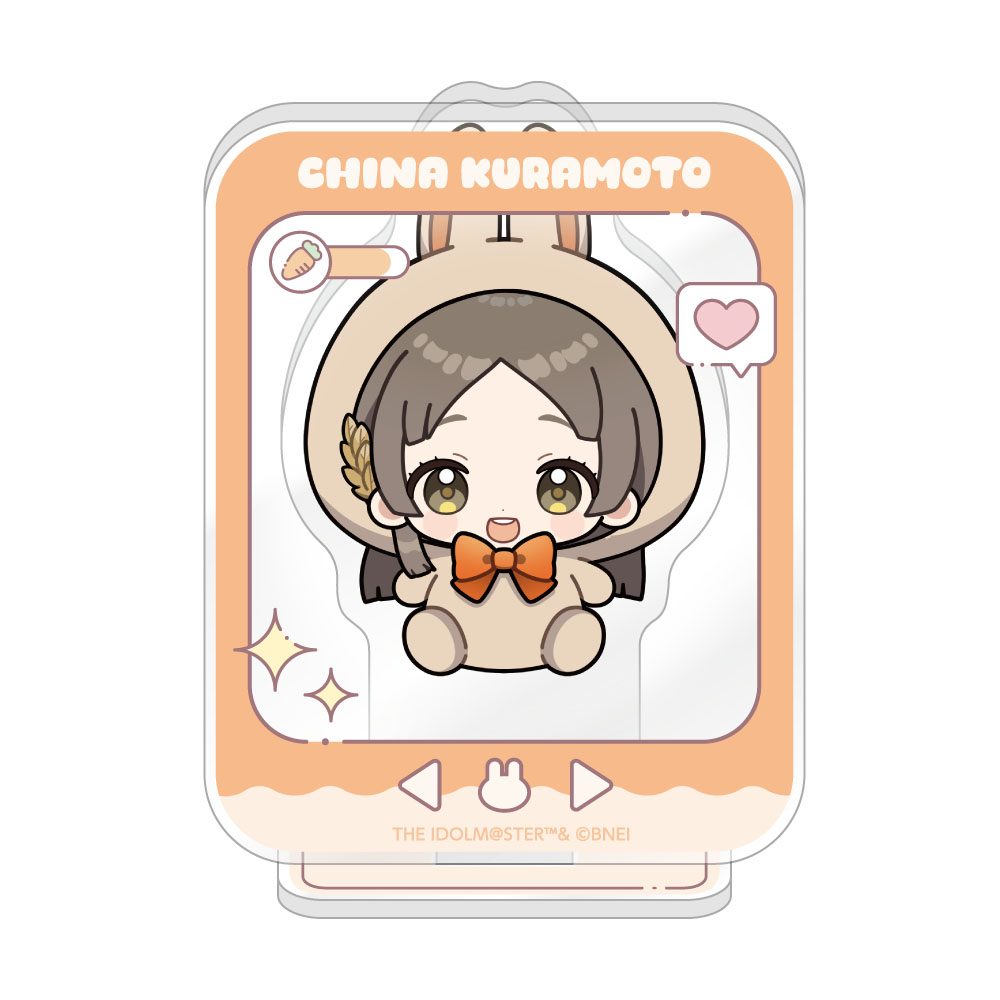 学園アイドルマスター ミニアクリルスタンド うさぐるみVer. 倉本千奈 ("Gakuen Idolmaster" Mini Acrylic Stand Rabbit Plush Ver. Kuramoto China)