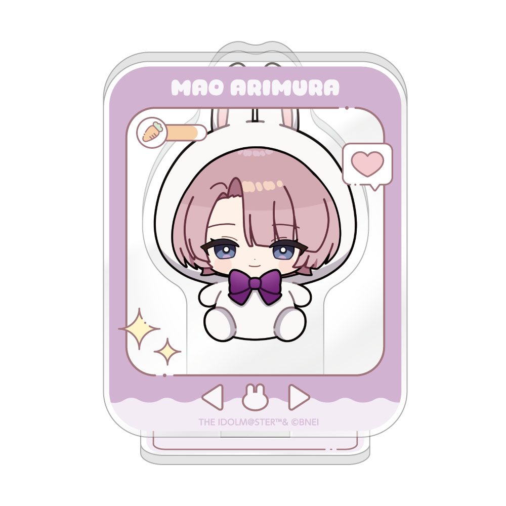 学園アイドルマスター ミニアクリルスタンド うさぐるみVer. 有村麻央 ("Gakuen Idolmaster" Mini Acrylic Stand Rabbit Plush Ver. Arimura Mao)